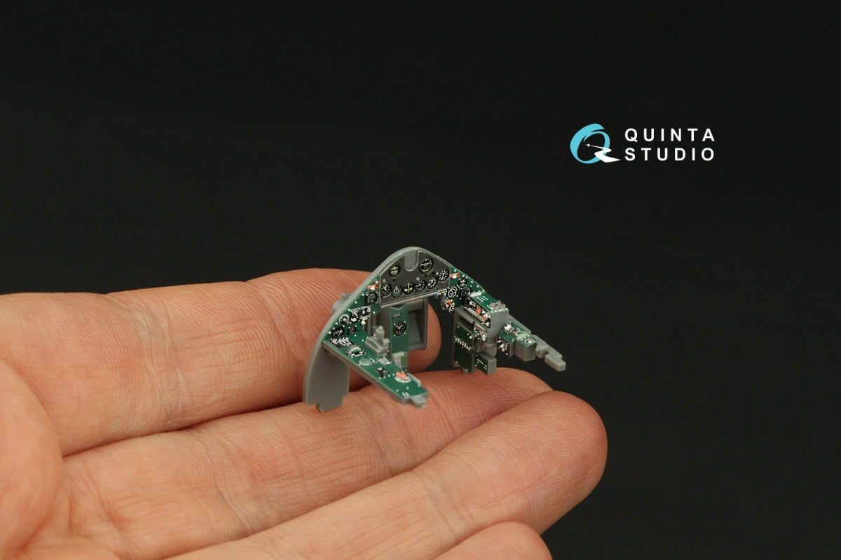 Intérieur imprimé en 3D et coloré sur papier décalcomanie Quinta Studio QD48334 F4F-4 Wildcat (Tamiya) 1/48 – immagine 9