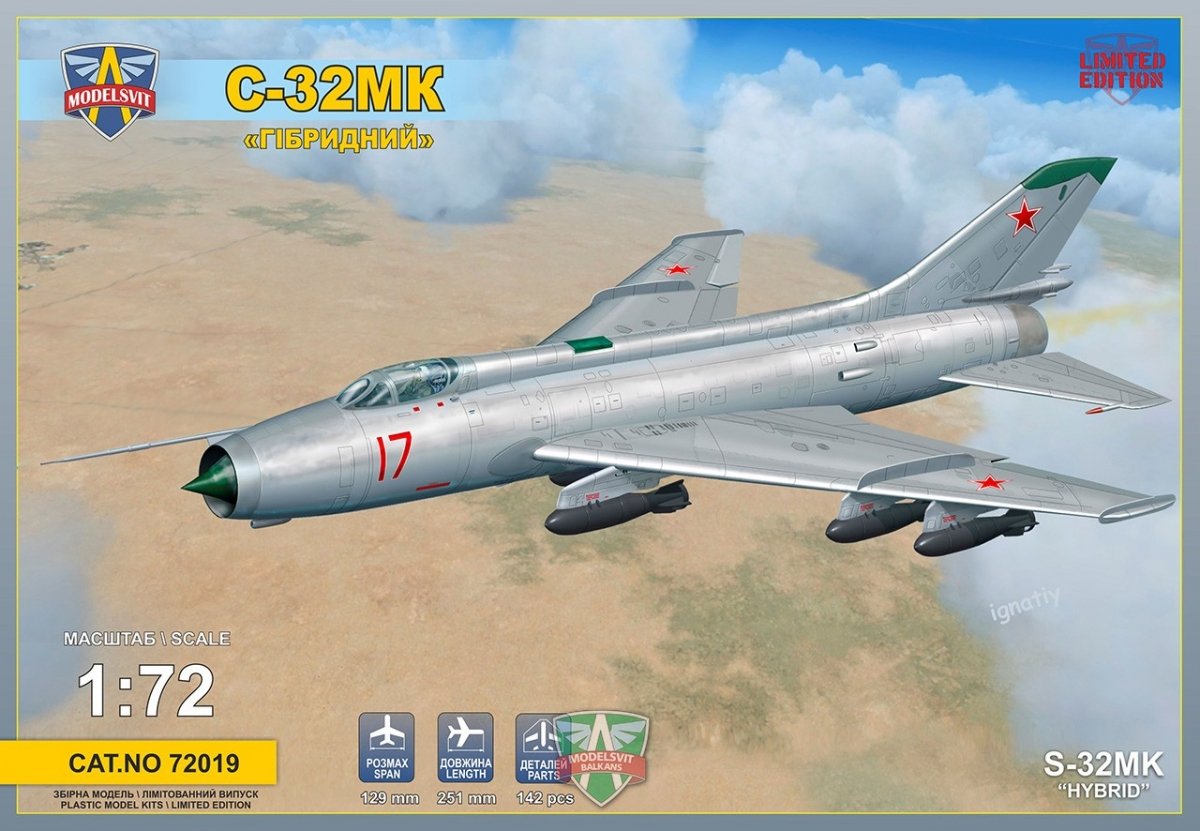 Maquette Modelsvit 72019 S-32MK Bombardier soviétique 1/72 