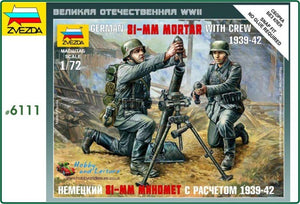 Mortier allemand de 81 mm Zvezda 6111 avec équipage (1/72)