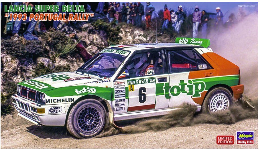 Hasegawa 20457 Lancia Super Delta Rallye du Portugal 1993, échelle 1/24