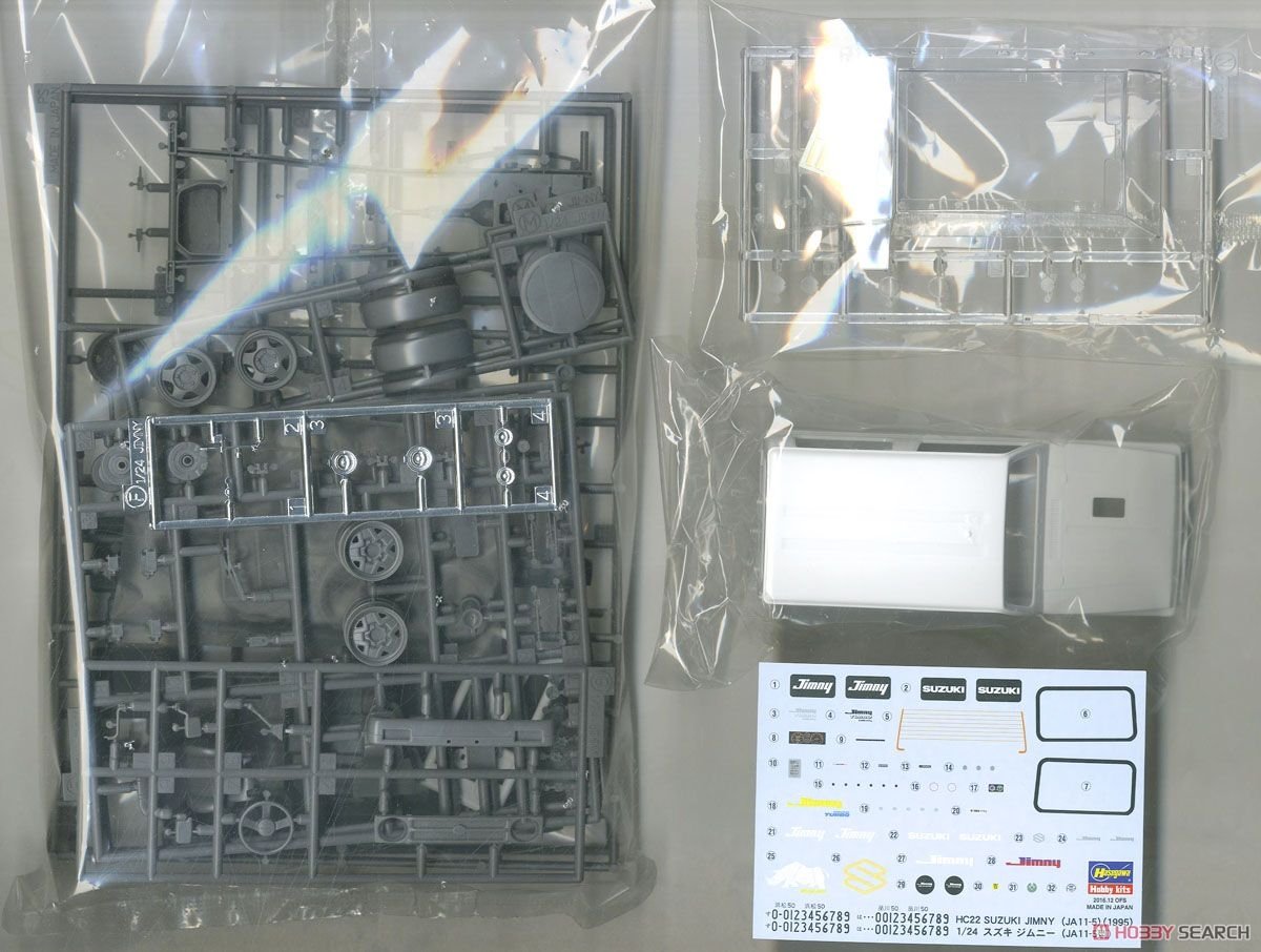 Hasegawa HC22 SUZUKI JIMNY (JA11-5) 1/24 – zdjęcie 8