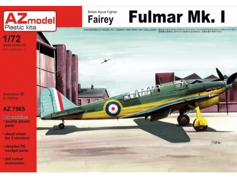 Maquette AZ7565 Fairey Fulmar Mk.I (1/72)