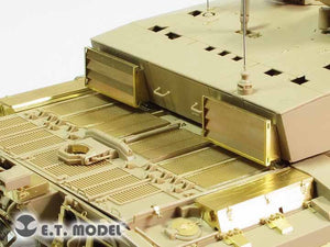 Grilles ET Model EA35-110 pour char de combat principal britannique Challenger 2 (version désertée) pour maquette TAMIYA au 1/35