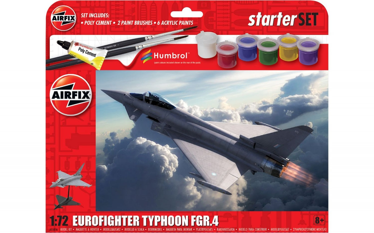Coffret de démarrage Airfix 55016 - Eurofighter Typhoon FGR.4 1/72