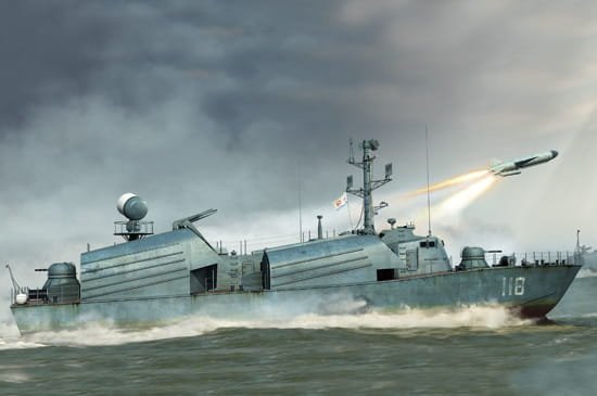 J'adore le kit 67201, vedette lance-missiles russe de classe OSA OSA1 au 1/72