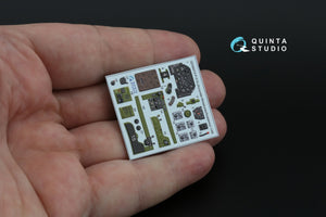 Intérieur coloré imprimé en 3D sur papier décalcomanie Quinta Studio QD48473 P-51A (Accurate Miniatures/Academy) 1/48 – immagine 7