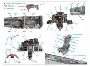 Quinta Studio QD48371 F-4E avec intérieur imprimé en 3D et coloré DMAS sur papier décalcomanie (Meng) 1/48 – immagine 2