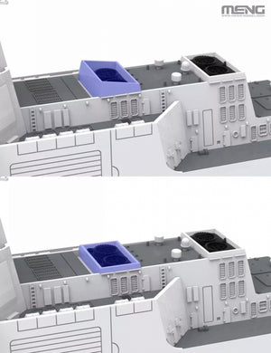Maquette Meng PS-009, destroyer lance-missiles chinois Type 055, échelle 1/700 – image 8