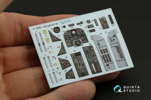 Intérieur imprimé en 3D et coloré sur papier décalcomanie Quinta Studio QD48138 F-105D (pour kit HobbyBoss) 1/48 – Bild 2