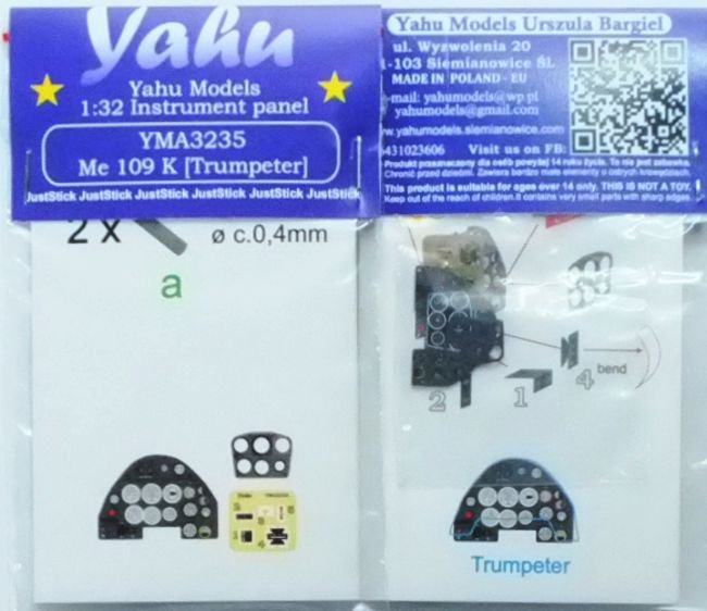 Yahu YMA3235 Me-109K - Trompettiste (1/32)