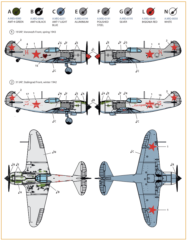 Hélice transparente ! Kit avancé CP72015 La-5 version tardive 1/72 – immagine 8