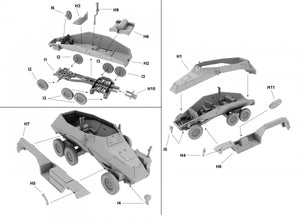 Premier à combattre le PL059 Sd.Kfz. 247 Ausf. Un (1/72) – Bild 3