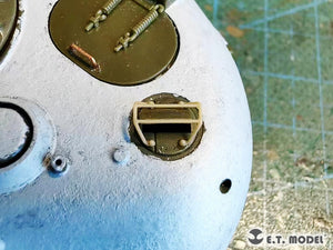 Ensemble de phares ET Model P35-260 avec protections pour M4 Sherman de l&amp;#39;armée américaine au 1/35  – image 12