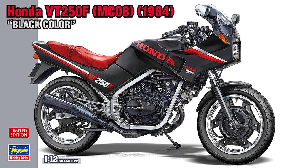 Hasegawa 21755 Honda VT250F (MC08) (1984) BLACK COLOR 1/12 – zdjęcie 2