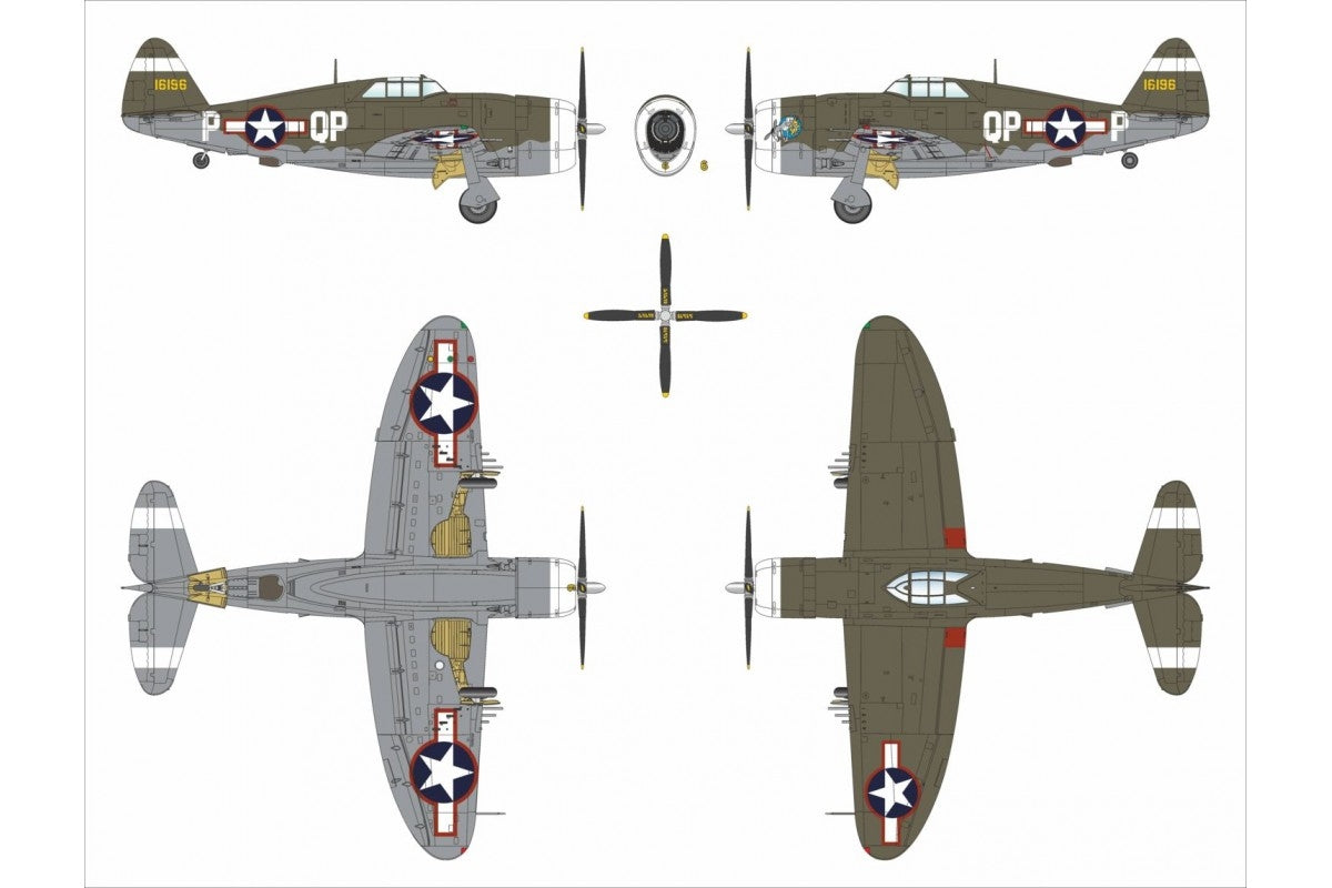 Dora Wings 48055 P-47C-2 Thunderbolt 1/48 – imagen 7