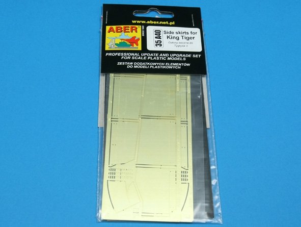 Aber 35A040 Jupes latérales pour Tiger II (1/35) – Bild 3