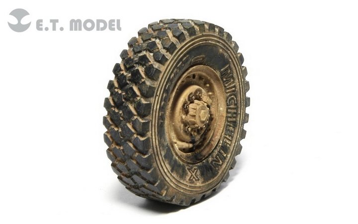 Roues de route lestées ET Model ER35-003 pour modèle américain moderne M1117, compatibles avec TRUMPETER 01541 au 1/35
