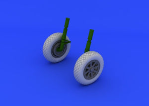 Roues Eduard 632052 F4U-1 à motif diamant 1/32 Tamiya