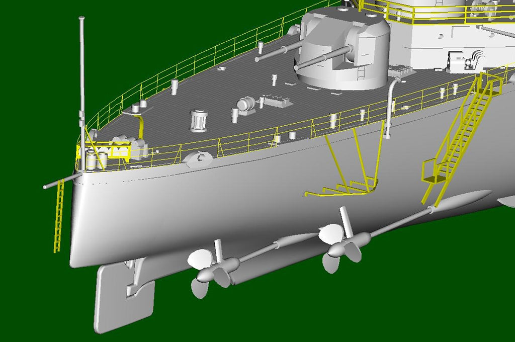 Trumpeter 05366 HMS Naiad 1/350 – immagine 15