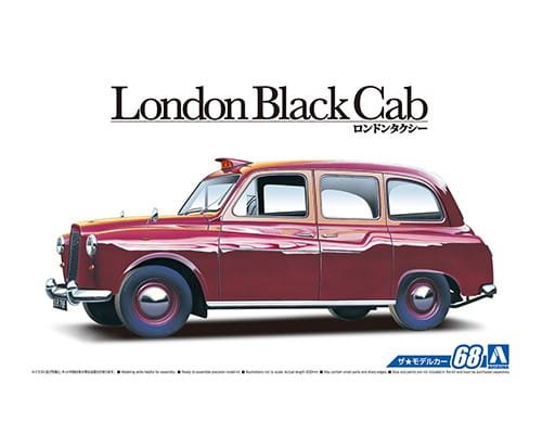 Aoshima 05967 FX-4 Taxi londonien noir 1/24