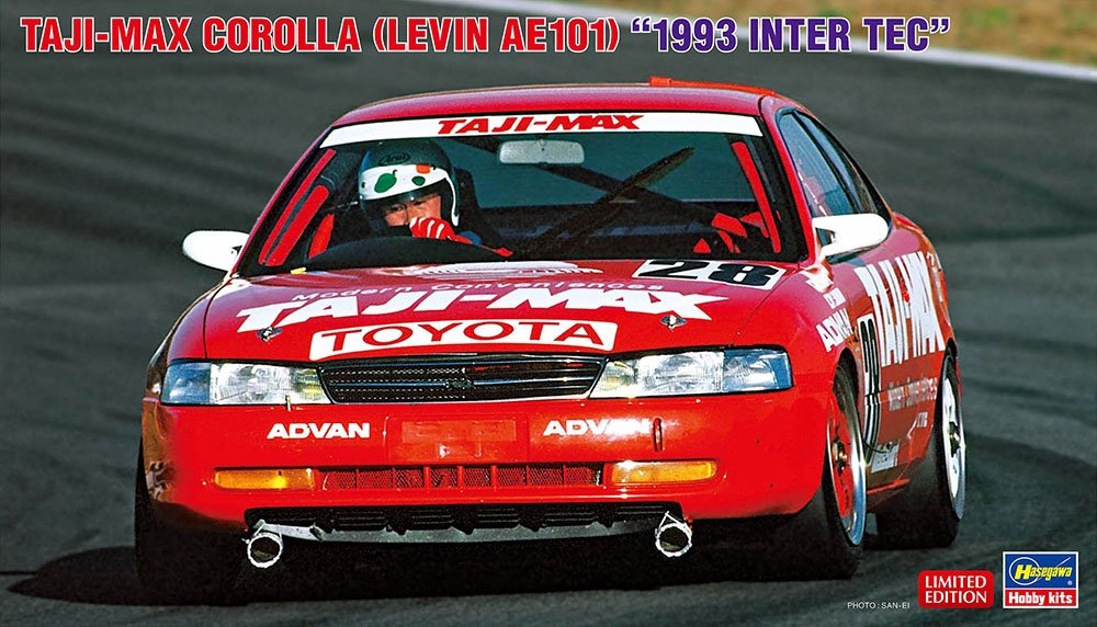 Hasegawa 20630 TAJI-MAX COROLLA (LEVIN AE101) « 1993 INTER TEC » 1/24