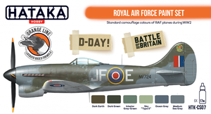 Hataka HTK-CS07 ORANGE LINE – Ensemble de peinture Royal Air Force 6x17 – image 2
