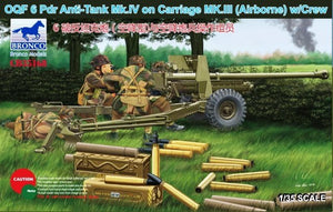 Bronco CB35168 OQF 6 Pdr Anti-Tank Mk.IV sur châssis Mk.III (aéroporté) (1/35)