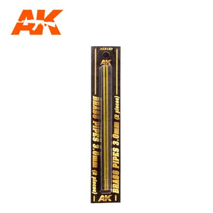 AK Interactive AK9123 BRASS PIPES 3.0MM Ø. 2 UNITS – zdjęcie 2