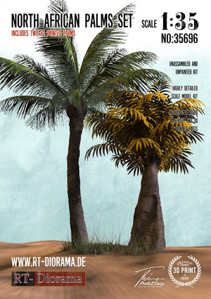 RT-Diorama 35696 Palmiers d&amp;#39;Afrique du Nord, échelle 1/35