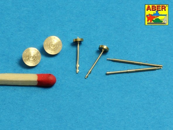 Aber 35 L-223 Ensemble de 2 canons pour mitrailleuse DT 7,62 mm de char soviétique (1/35)
