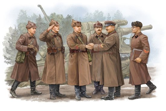 Trumpeter 00428 Artillerie soviétique - Inspection du commandant (1/35)