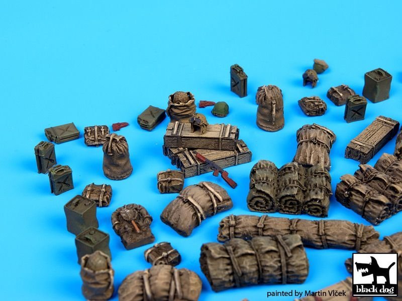Équipement américain de la Seconde Guerre mondiale Black Dog T72038, échelle 1/72 – image 4