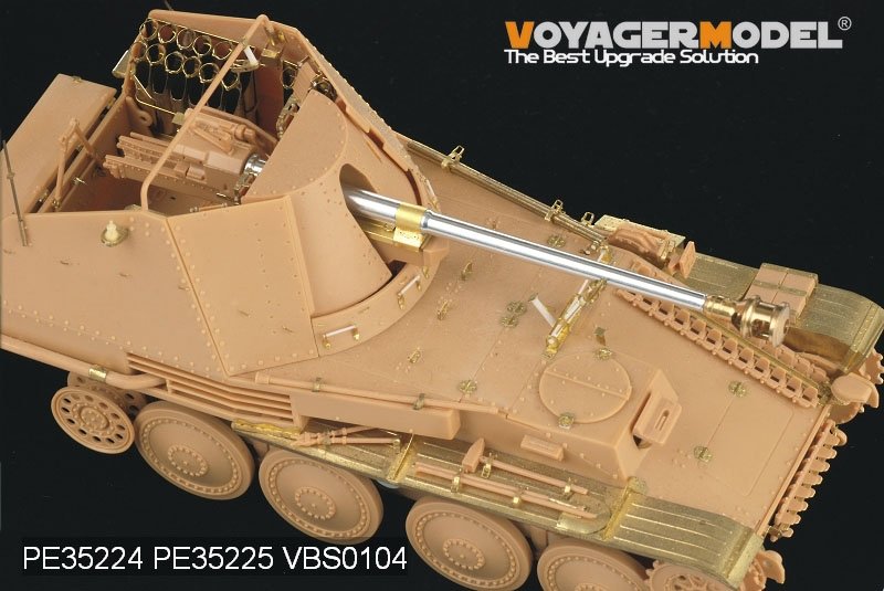 Garde-boues Voyager Model PE35225 pour char allemand Marder III M de la Seconde Guerre mondiale, compatibles avec le modèle TAMIYA 35255 au 1/35 – Bild 6