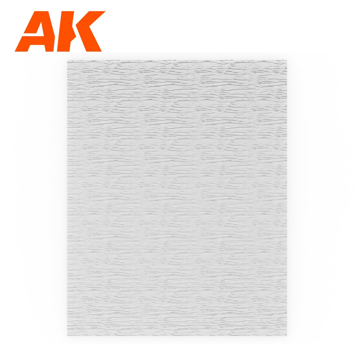 AK Interactive AK6584 FEUILLE D'EAU TRANSPARENTE EAU COURANTE 245 X 195MM / 9,64 X 7,68 “ – FEUILLE ACRYLIQUE TEXTURÉE – 1 UNITÉ
