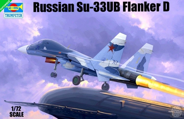 Trumpeter 01669 Su-33UB Flanker D russe (1/72)
