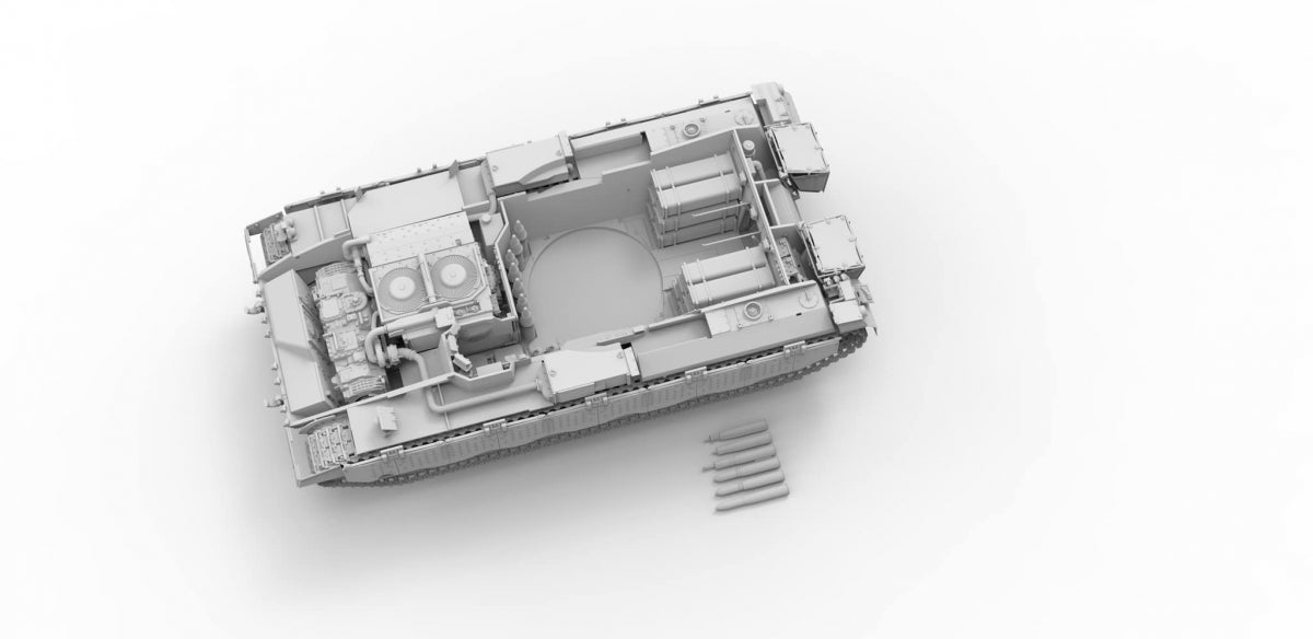 Maquette Border Model BT-037 Merkava Mk.2D israélienne avec intérieur complet, échelle 1/35 – immagine 3