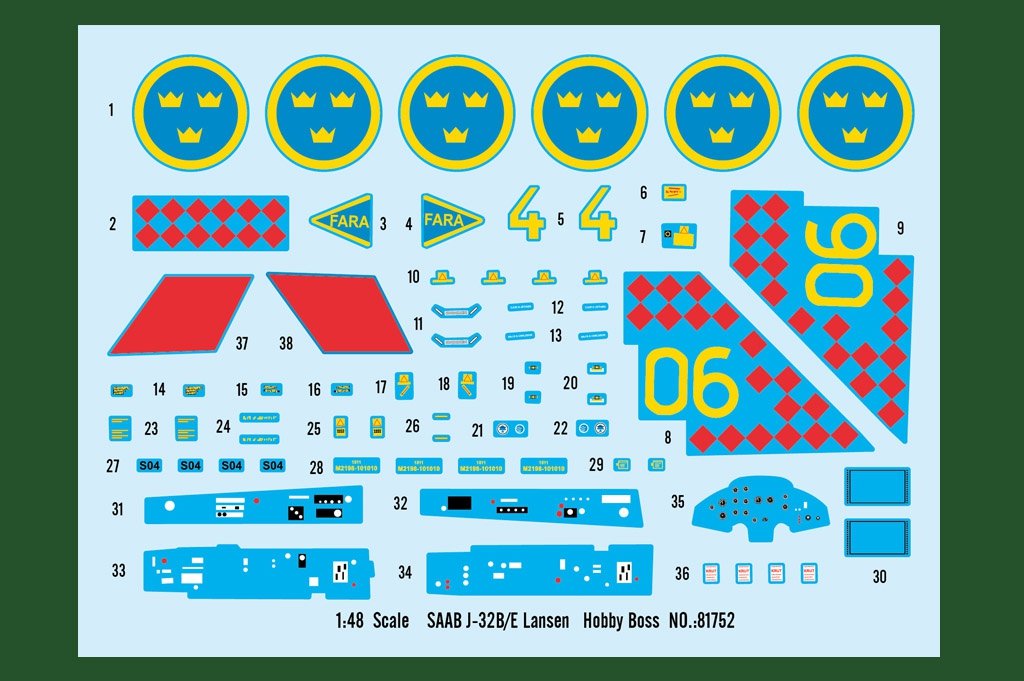 Hobby Boss 81752 SAAB J-32B/E Lansen  – Bild 4