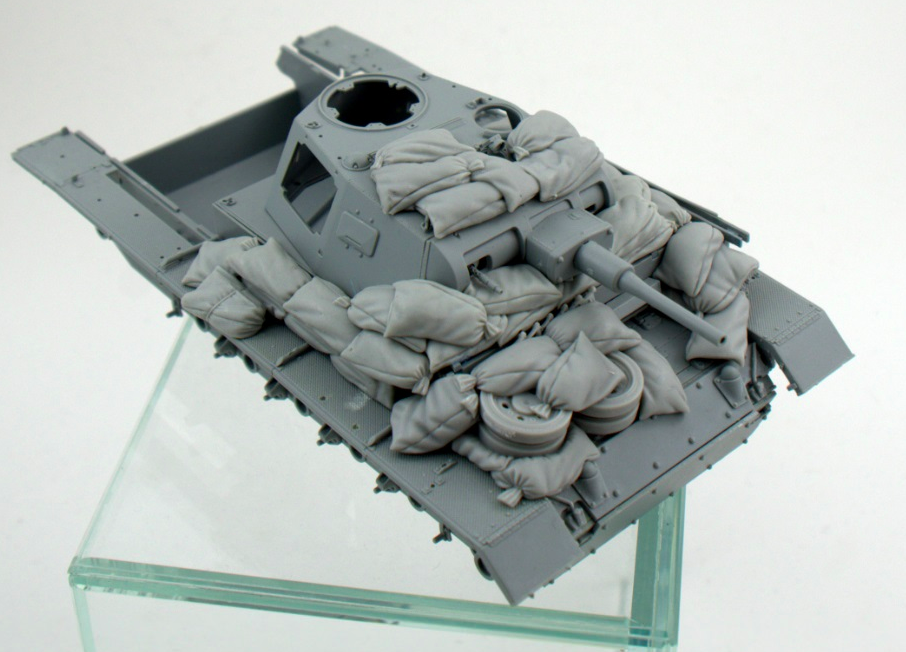 Panzer Art RE35-649 DAK Pz. Beef. Selon III Ausf. H Blindage sable 1/35 – image 2