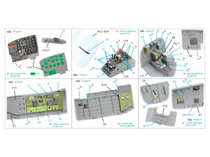 Intérieur imprimé en 3D et coloré sur papier décalcomanie Quinta Studio QDS-32250 A-26C Invader (Hobby Boss) (avec pièces en résine imprimées en 3D) 1/32  – image 11