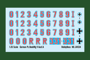 Hobby Boss 84534 Allemand Pz.BeobWg V Ausf.A 1/35 – immagine 11