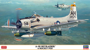 Hasegawa 02466 A-1H Skyraider avec lance-roquettes, édition limitée 1/72