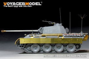 Maquette Voyager PE35981 Char Panther A allemand de la Seconde Guerre mondiale (modèle de base) pour TAKOM au 1/35 – Bild 18
