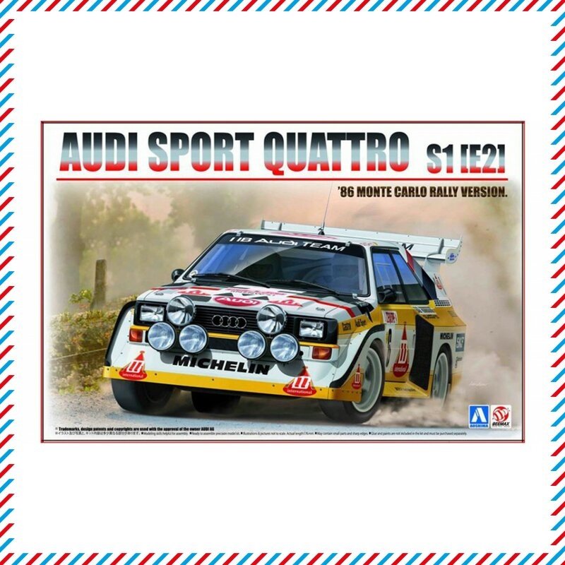 Beemax 24035 Audi Quattro S1 Rallye Monte Carlo 1/24