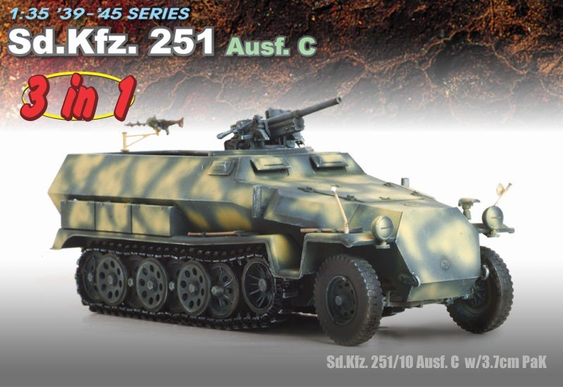 Dragon 6224 Sd.Kfz.251/10 ausf. C 3 en 1 (1/35) – image 2