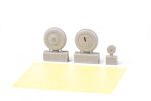 Roues Lysander Eduard 6481115 AIRFIX 1/48