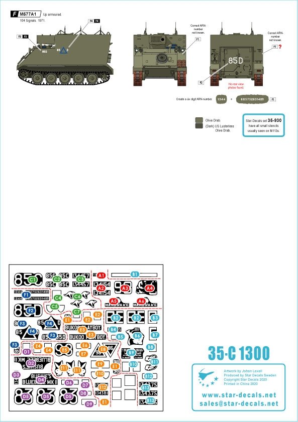 Star Decals 35-C1300 Australia in Vietnam 3 1/35 – zdjęcie 2