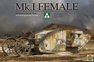 Takom 2033 Char de combat lourd Mk.I de la Première Guerre mondiale (Femme)