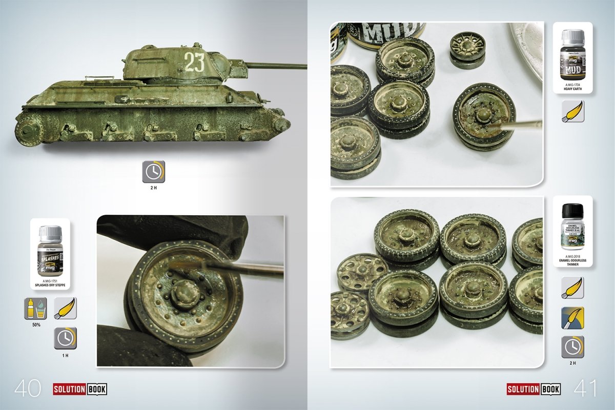 AMMO of Mig Jimenez 6600 How to Paint 4BO Green Vehicles Solution Book – zdjęcie 4