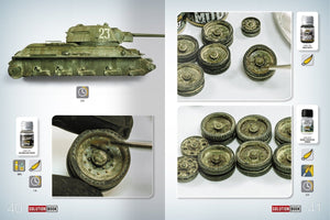 AMMO of Mig Jimenez 6600 How to Paint 4BO Green Vehicles Solution Book – zdjęcie 4