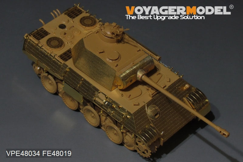 Maquette Voyager VPE48034 Char Panther A allemand de la Seconde Guerre mondiale (modèle de base) pour SUYATA NO-001, échelle 1/48 – image 4